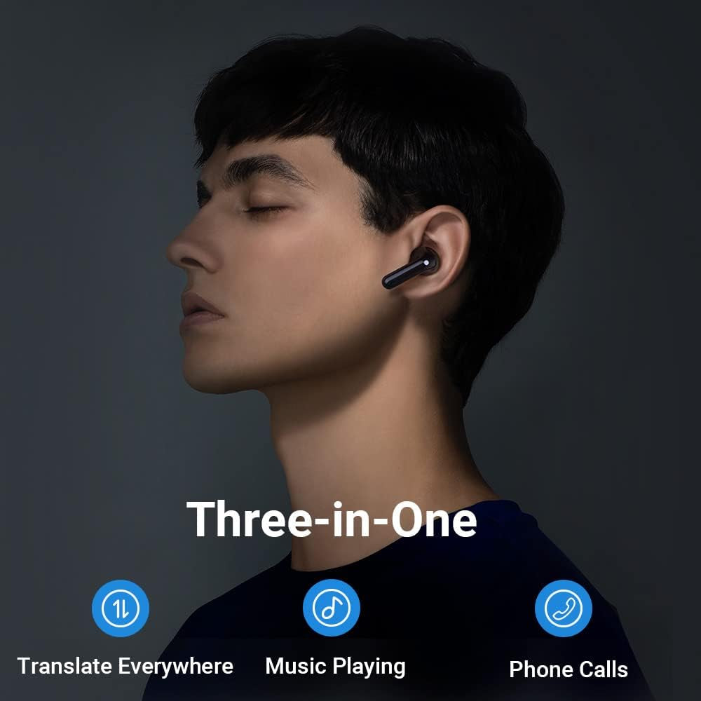 🌍 SmartSync™ AI Translator Earbuds | Real-Time Translation + Music + Calls 🎧