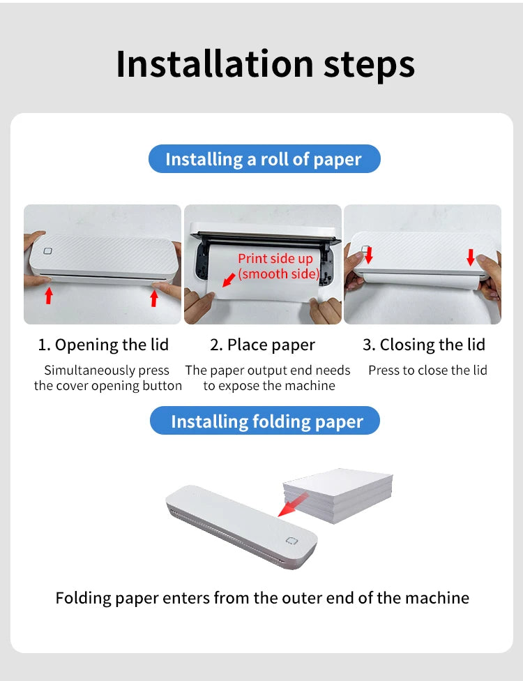 🖨️ SwiftPrint™ A4 Thermal Printer – Inkless, Portable, Wireless Productivity On-The-Go 📲📝