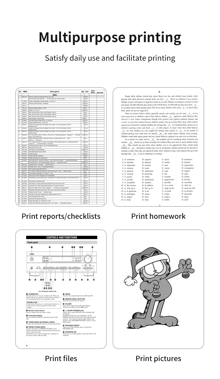 🖨️ SwiftPrint™ A4 Thermal Printer – Inkless, Portable, Wireless Productivity On-The-Go 📲📝