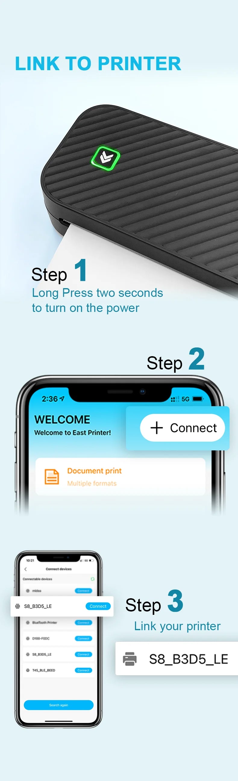 🖨️ SwiftPrint™ A4 Thermal Printer – Inkless, Portable, Wireless Productivity On-The-Go 📲📝