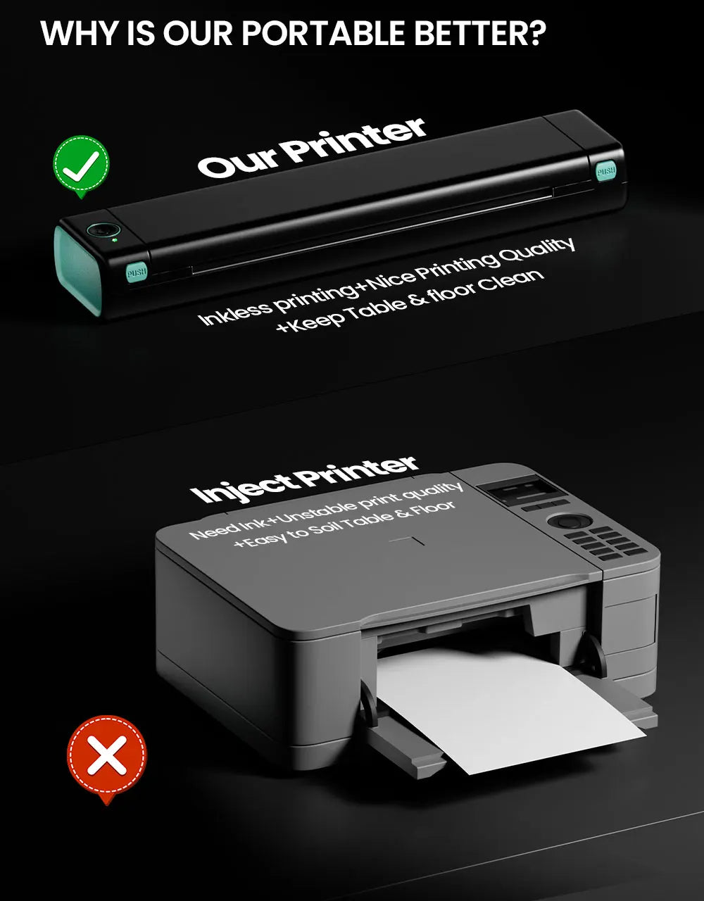 🖋️ InkFree™ M08F Pro – Wireless Tattoo Stencil Printer for Artists On-the-Go 🎨📱
