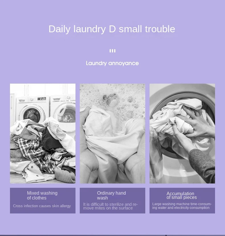 🌀 MiniFold™ Compact Washer & Spin Dryer – Foldable, Portable & Perfect for Delicates, Travel & Small Spaces 🧦✨