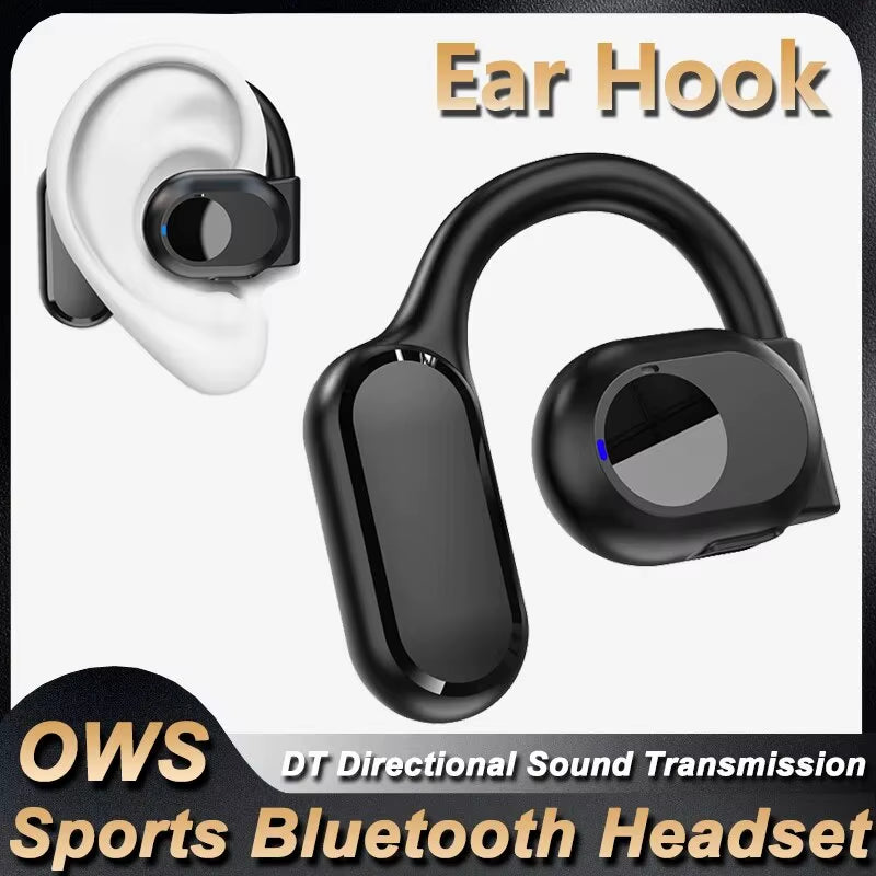 🎧 AeroTune Solo™ Right-Ear Open-Ear Bluetooth Headset – Lightweight, Noise-Canceling, Hands-Free Clarity for Driving, Fitness & Calls 🚗💬