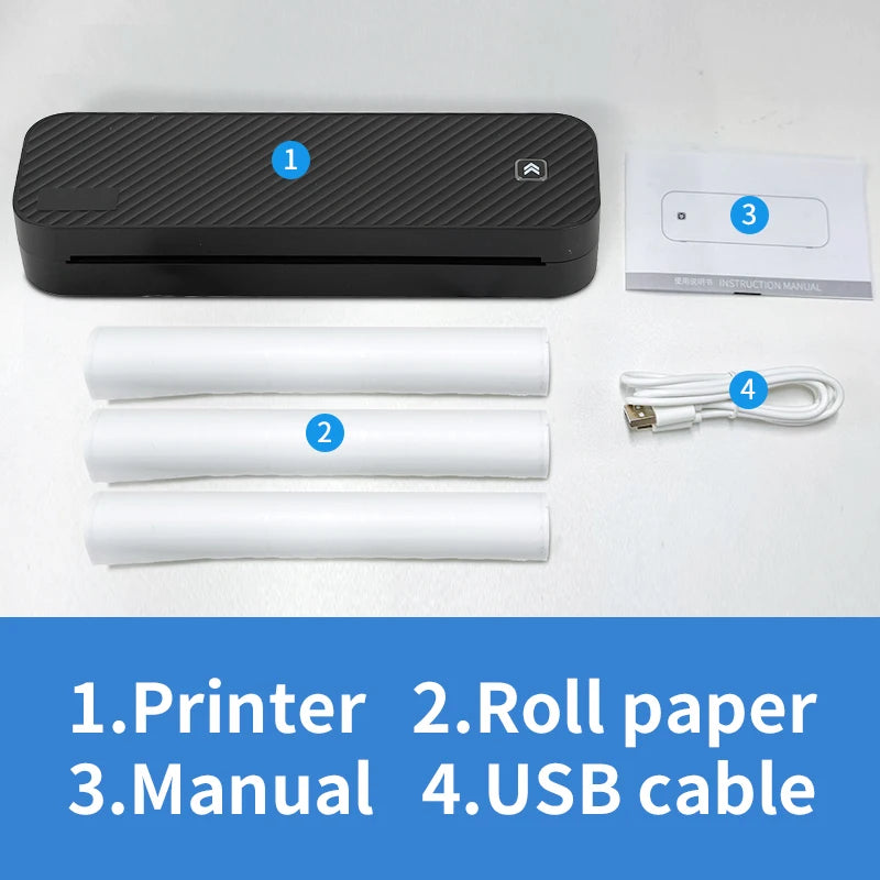 🖨️ SwiftPrint™ A4 Thermal Printer – Inkless, Portable, Wireless Productivity On-The-Go 📲📝