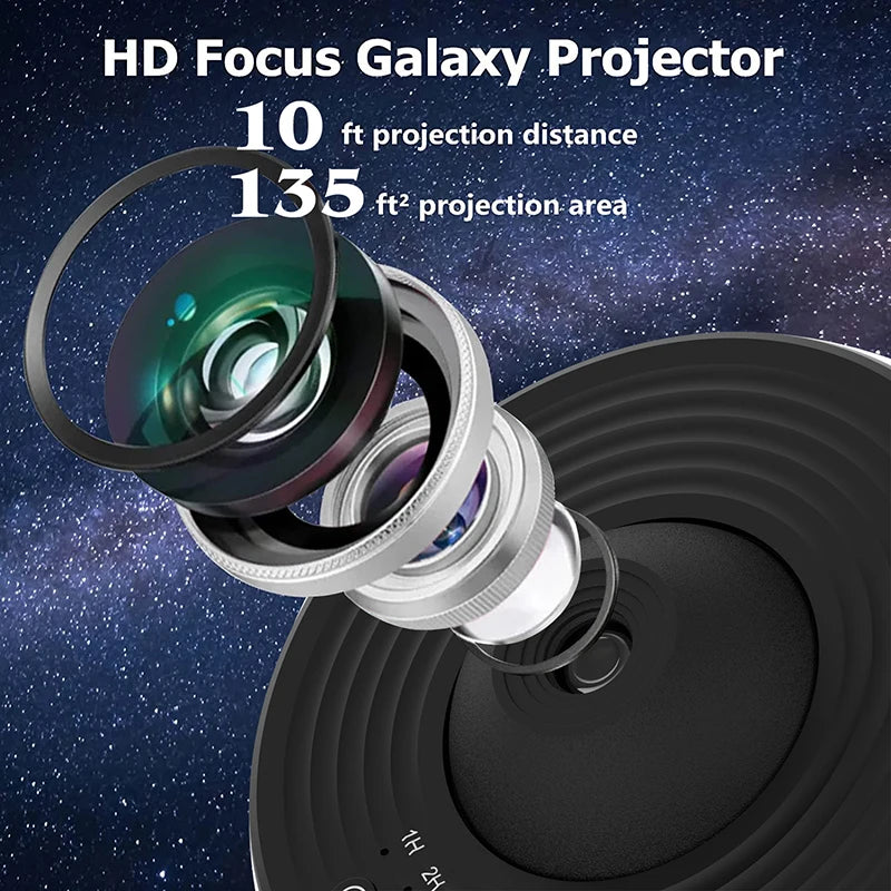 🌌 CosmoVision™ HD Galaxy Projector — Explore 12 Galactic Worlds From Your Bedroom 🪐✨