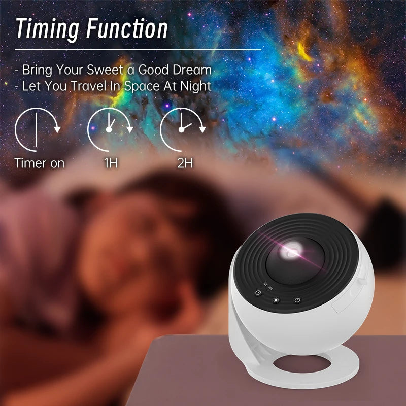 🌌 CosmoVision™ HD Galaxy Projector — Explore 12 Galactic Worlds From Your Bedroom 🪐✨
