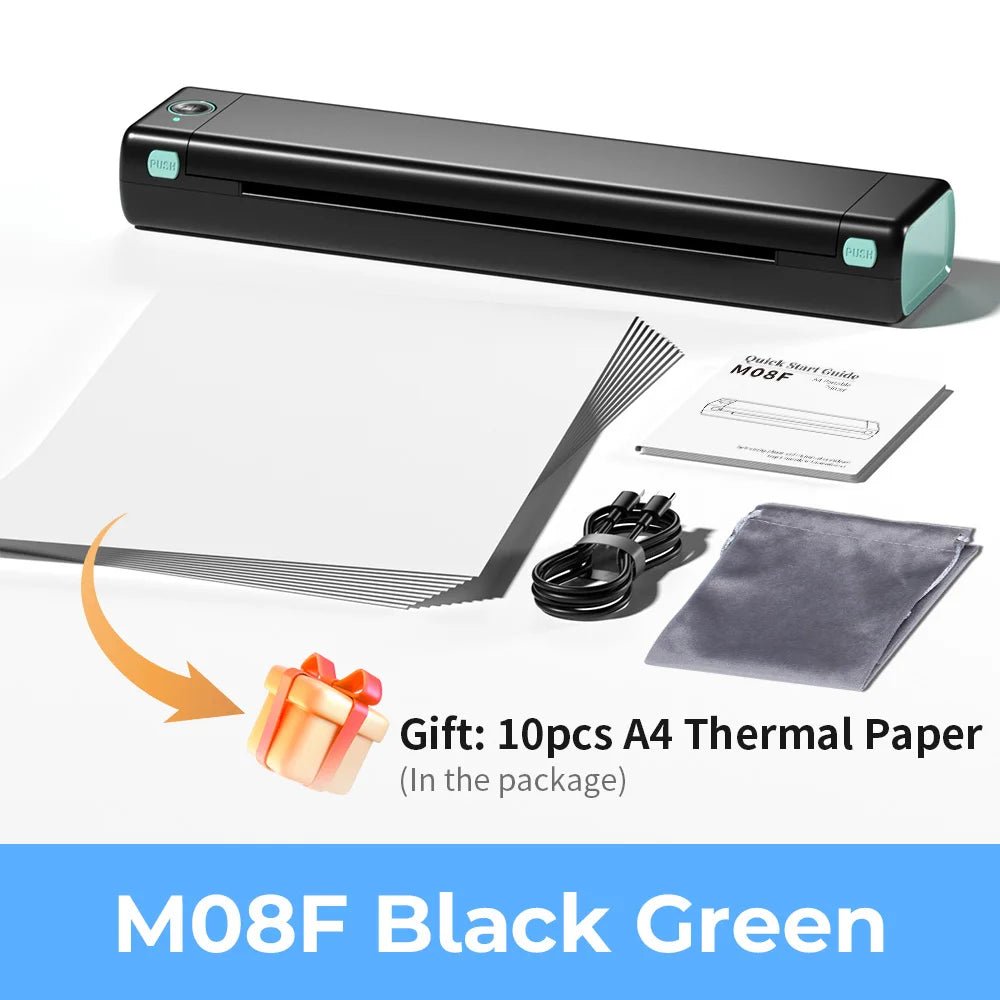 🖋️ InkFree™ M08F Pro – Wireless Tattoo Stencil Printer for Artists On-the-Go 🎨📱