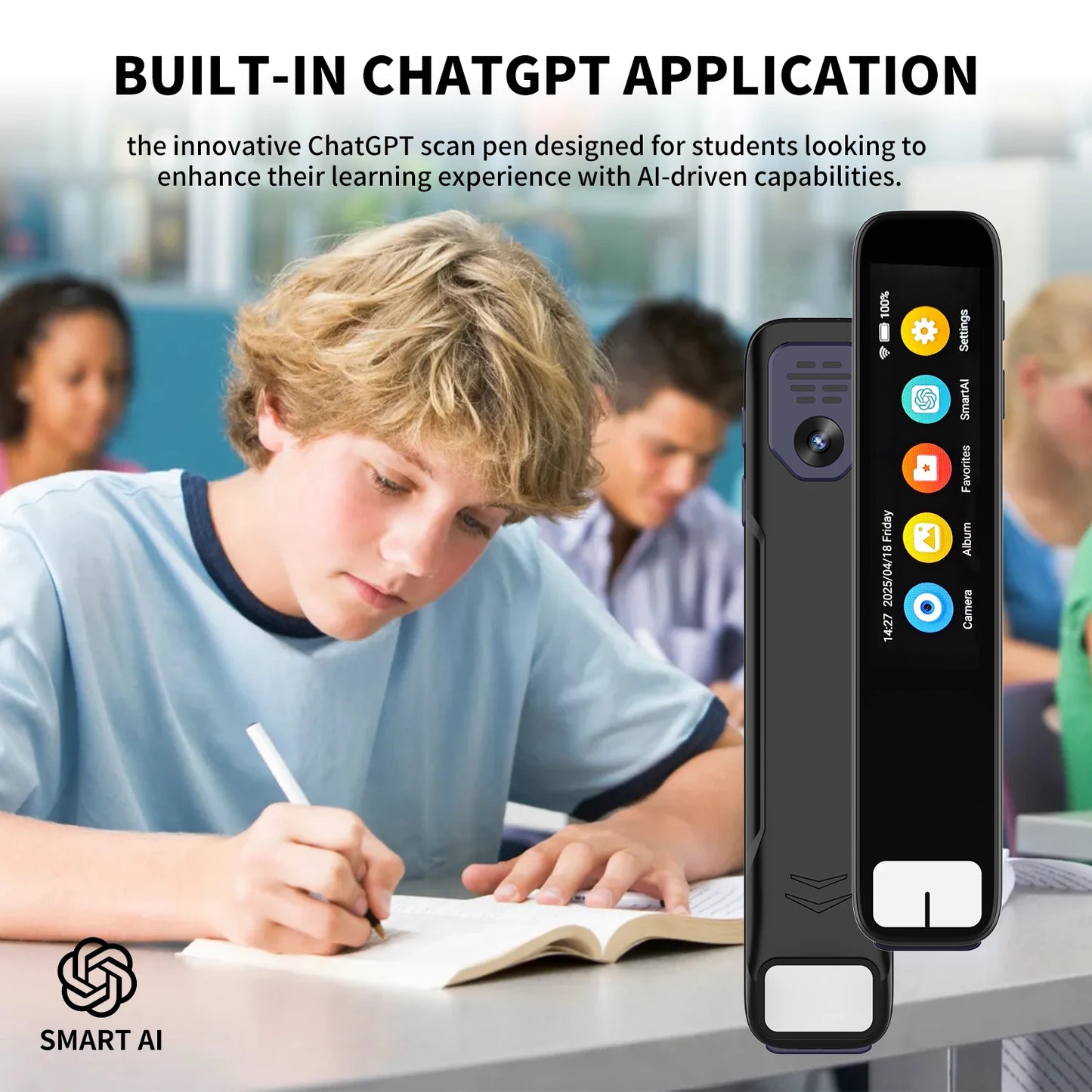 ✨ IntelliScan™ AI Smart Pen – Real-Time Translator, Text Scanner & Instant Answer Generator with Chat Integration 🖊️🌍