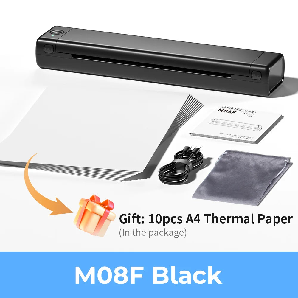 🖋️ InkFree™ M08F Pro – Wireless Tattoo Stencil Printer for Artists On-the-Go 🎨📱