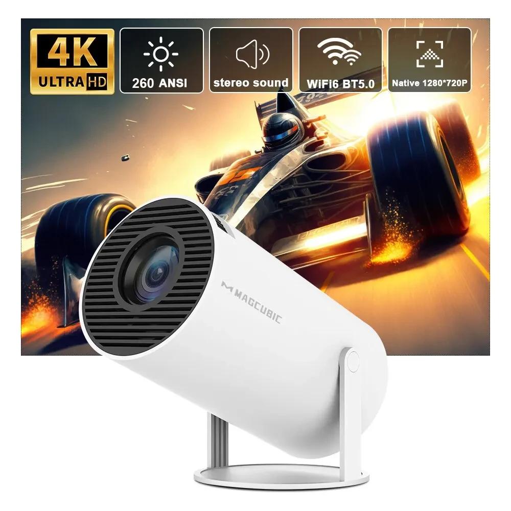 VistaBeam 360 — 4K Smart Projector with Android 11, Wi-Fi 6, Bluetooth 5.0 & 180° Pivot | 260 ANSI HD Home-Cinema