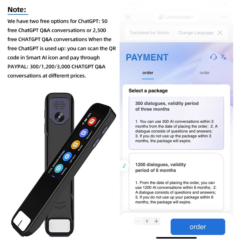 ✨ IntelliScan™ AI Smart Pen – Real-Time Translator, Text Scanner & Instant Answer Generator with Chat Integration 🖊️🌍