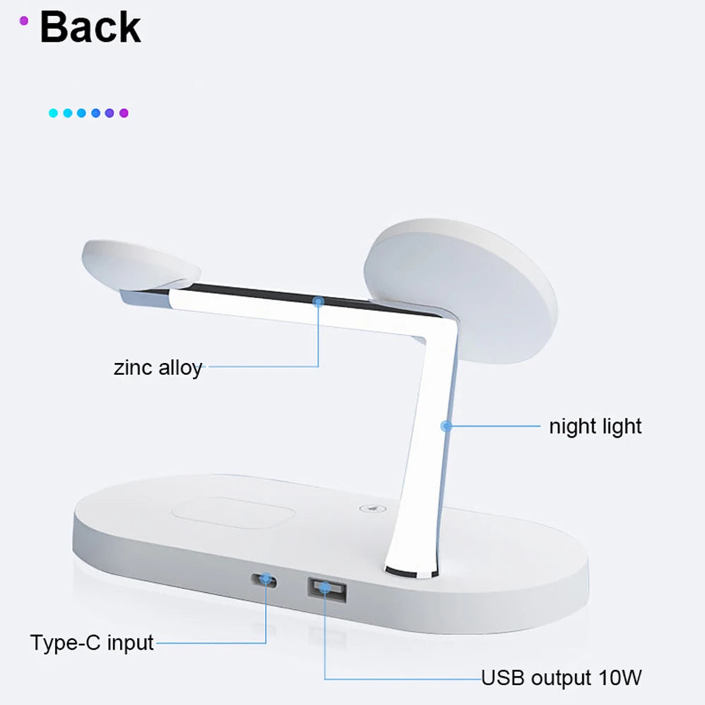 ⚡️ PowerHub Trio™ Magnetic 3-in-1 Fast Charging Station | For iPhone, Watch & Earbuds ✨