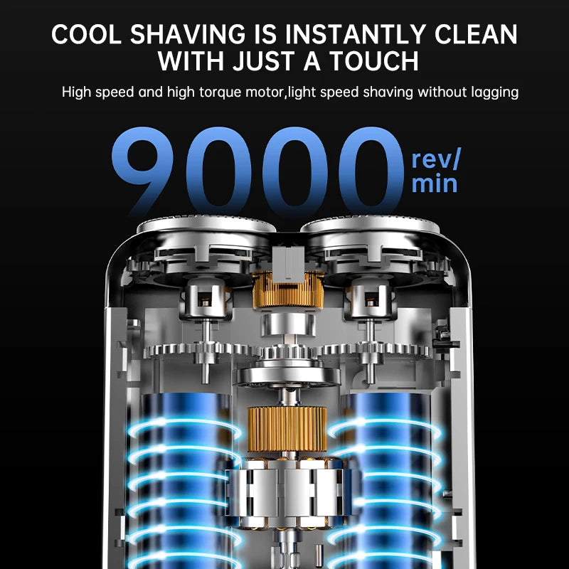 ✨ UltraTrim™ Dual-Head Mini Shaver – Waterproof, USB-C Rechargeable & Pocket-Ready for Travel 🧳🪒