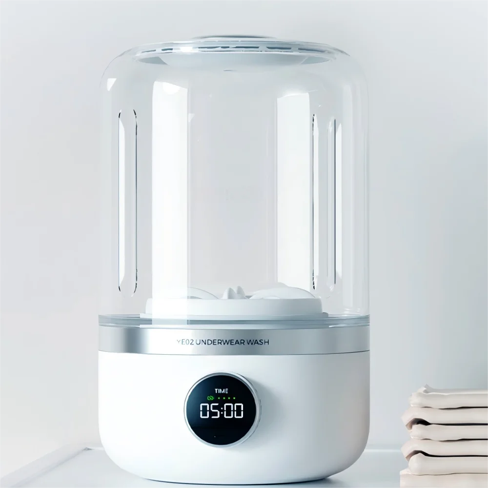 🧼 MiniSuds™ Smart Portable Washer – Compact, Cordless & Ultra-Hygienic Laundry Solution 🩲🧦