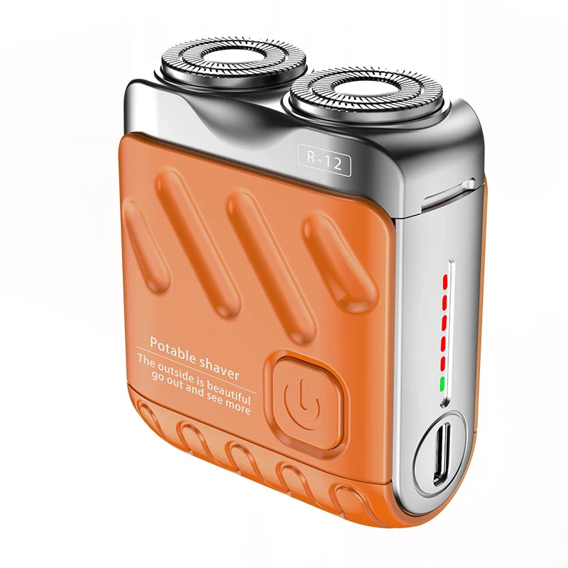 ✨ UltraTrim™ Dual-Head Mini Shaver – Waterproof, USB-C Rechargeable & Pocket-Ready for Travel 🧳🪒