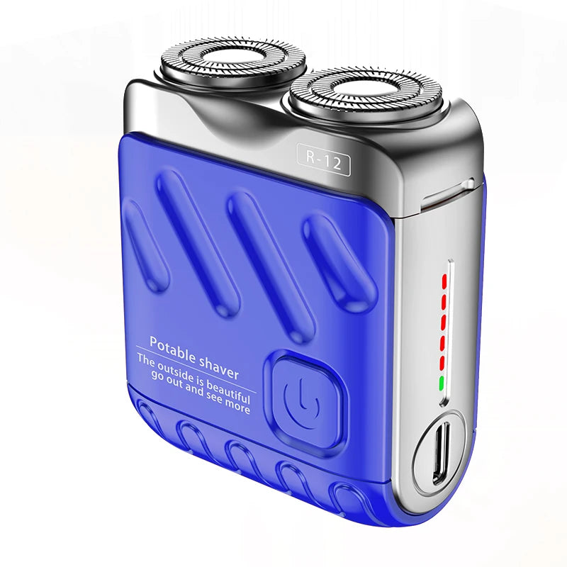 ✨ UltraTrim™ Dual-Head Mini Shaver – Waterproof, USB-C Rechargeable & Pocket-Ready for Travel 🧳🪒