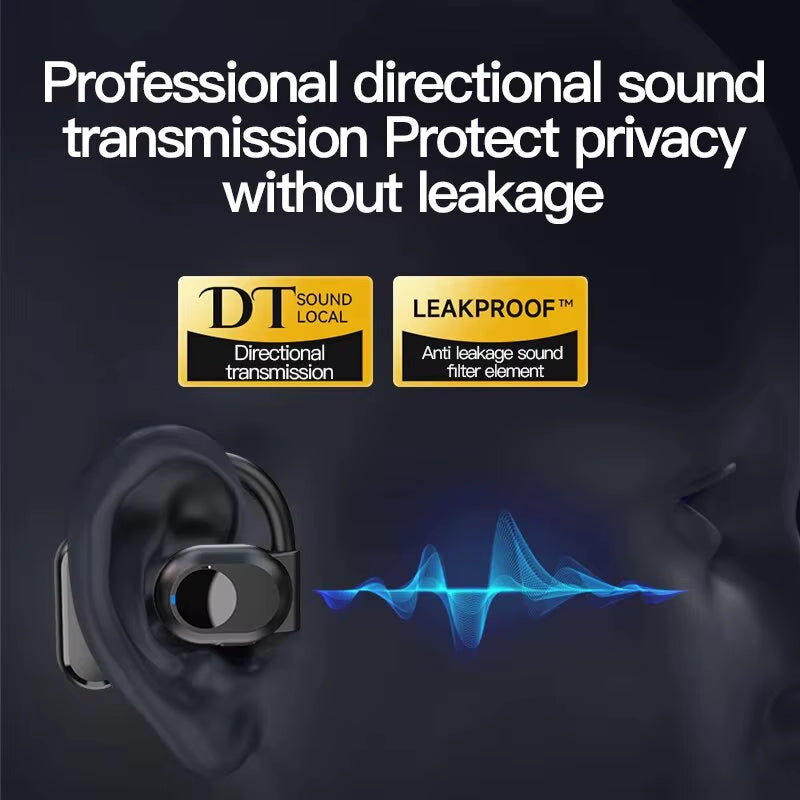 🎧 AeroTune Solo™ Right-Ear Open-Ear Bluetooth Headset – Lightweight, Noise-Canceling, Hands-Free Clarity for Driving, Fitness & Calls 🚗💬