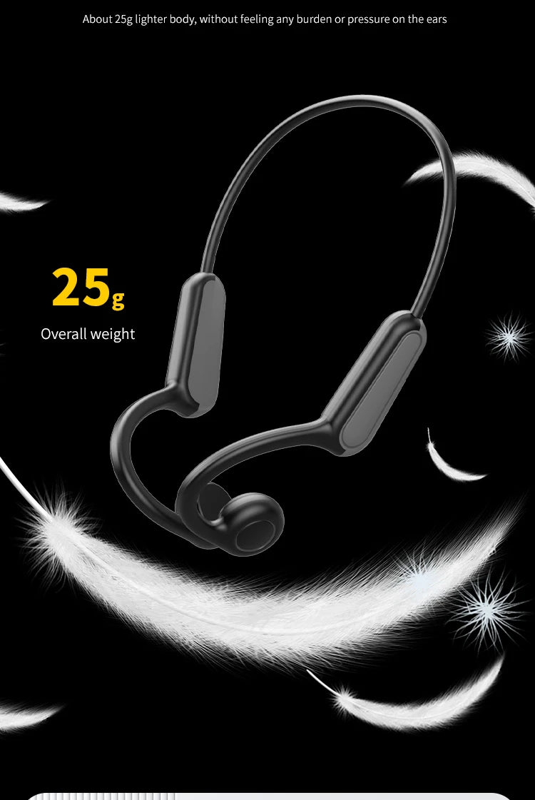 🎧 AeroVibe Sport™ Open-Ear Wireless Headphones | Bone Conduction Tech | Sweatproof & Secure Fit for Running, Driving & Workouts 🏃‍♂️🚘