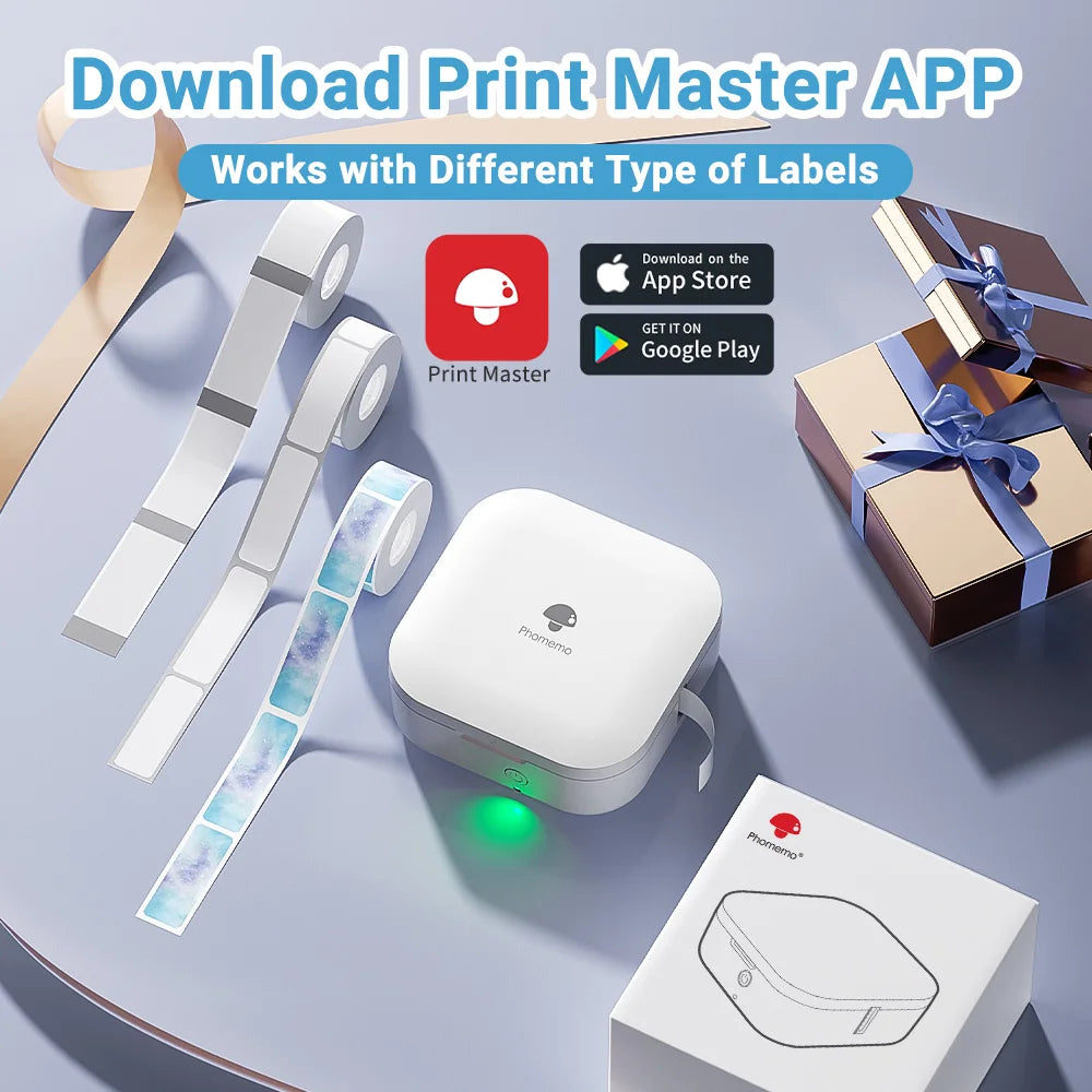 ✨LabelEase™ Smart Pocket Printer | Portable Bluetooth Label Maker for Home, Office & On-the-Go Organization 🏷️📱