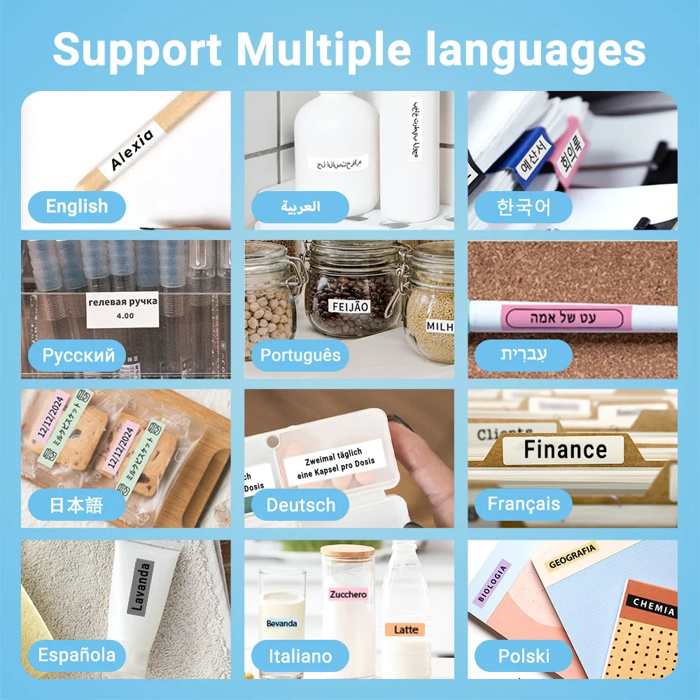 ✨LabelEase™ Smart Pocket Printer | Portable Bluetooth Label Maker for Home, Office & On-the-Go Organization 🏷️📱