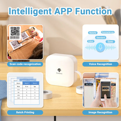 ✨LabelEase™ Smart Pocket Printer | Portable Bluetooth Label Maker for Home, Office & On-the-Go Organization 🏷️📱
