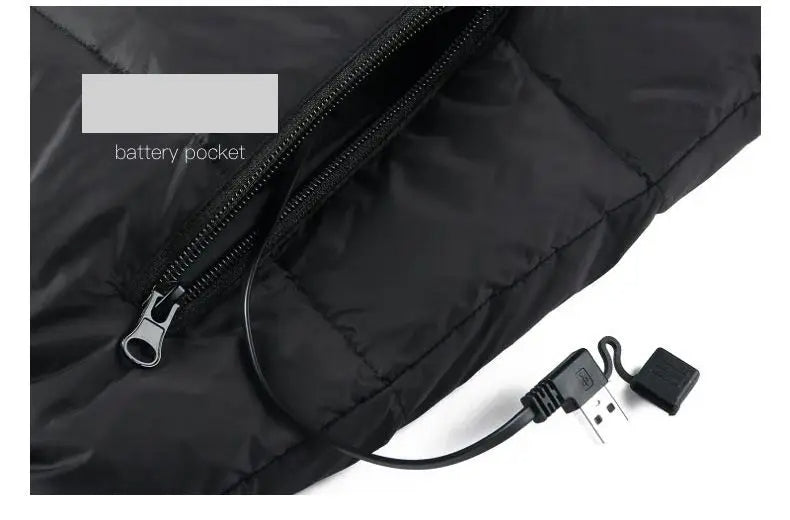 🔥 ThermoCore™ 9-Zone Heated Jacket | USB-Powered Comfort for Cold Weather Adventures ❄️
