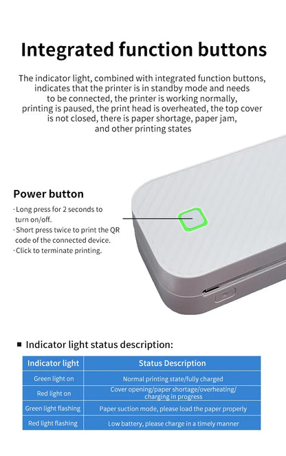 🖨️ SwiftPrint™ A4 Thermal Printer – Inkless, Portable, Wireless Productivity On-The-Go 📲📝