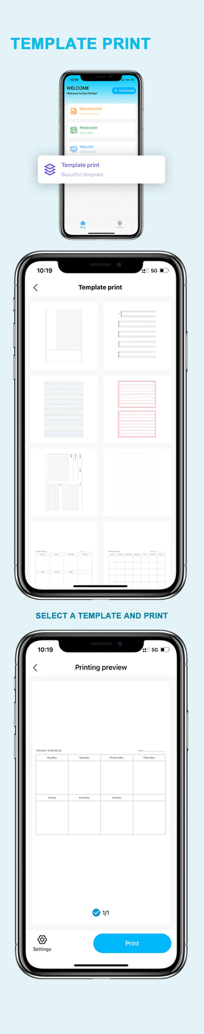 🖨️ SwiftPrint™ A4 Thermal Printer – Inkless, Portable, Wireless Productivity On-The-Go 📲📝