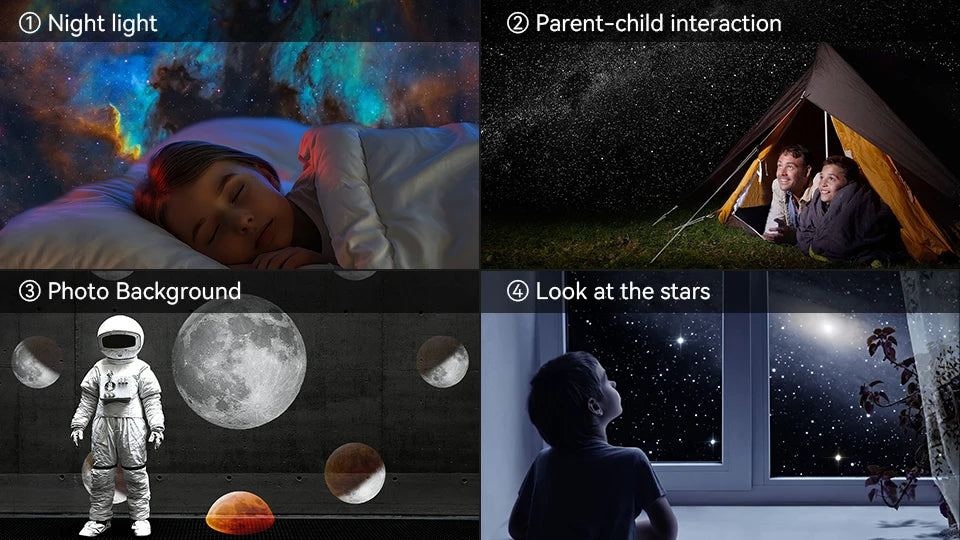 🌌 CosmoVision™ HD Galaxy Projector — Explore 12 Galactic Worlds From Your Bedroom 🪐✨