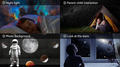 🌌 CosmoVision™ HD Galaxy Projector — Explore 12 Galactic Worlds From Your Bedroom 🪐✨