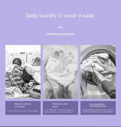 🌀 MiniFold™ Compact Washer & Spin Dryer – Foldable, Portable & Perfect for Delicates, Travel & Small Spaces 🧦✨