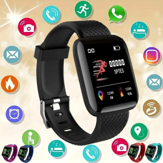🧠 VitalSync Lite™ | Smart Fitness & Lifestyle Watch – Track Steps, Sleep, Heart Rate + Notifications 📲💪