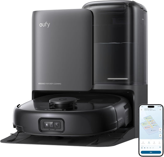 🧽 UltraClean™ E25 Smart MopVac — Real-Time HydroJet Cleaning + Self-Maintaining Station 💨🧠