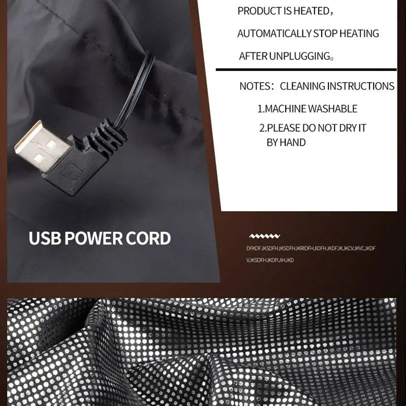 🔥 ThermoCore™ 9-Zone Heated Jacket | USB-Powered Comfort for Cold Weather Adventures ❄️