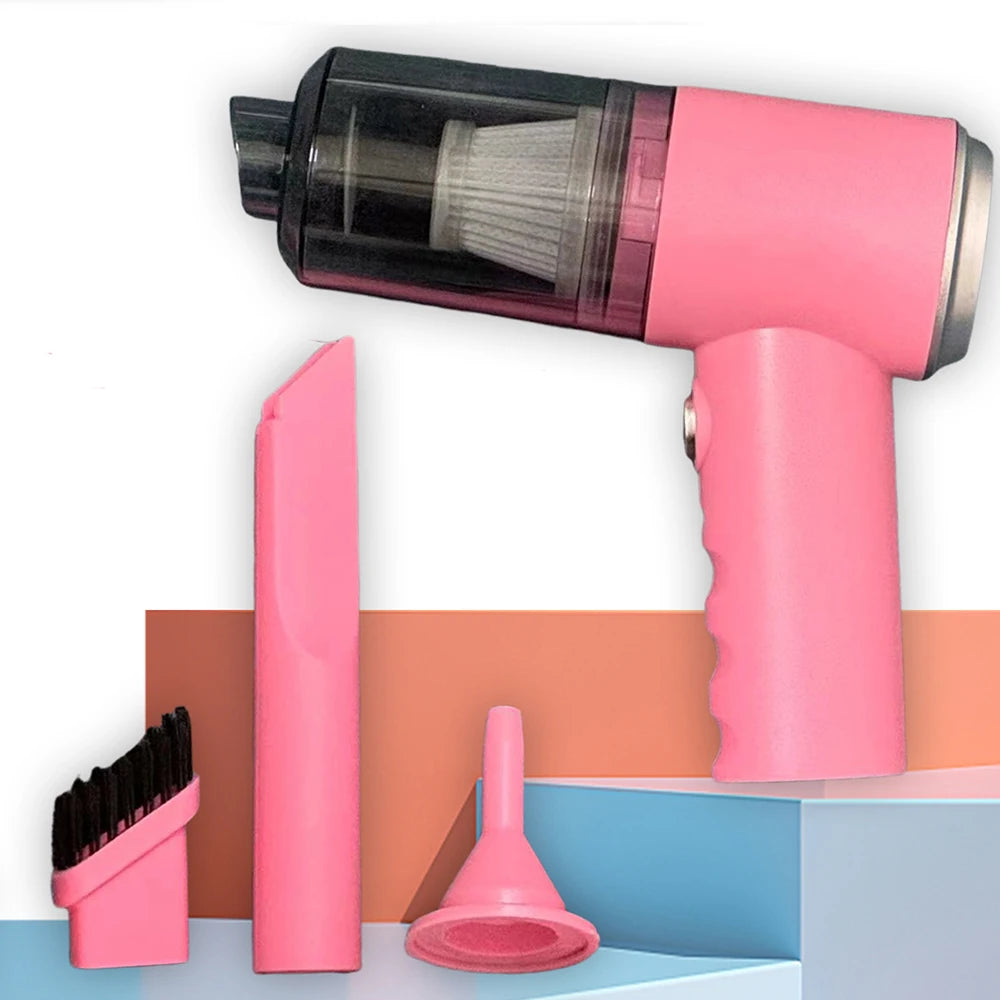 🌀 SwiftClean™ Mini 3-in-1 Vacuum | Compact Power for Home & Car 🚗🏠