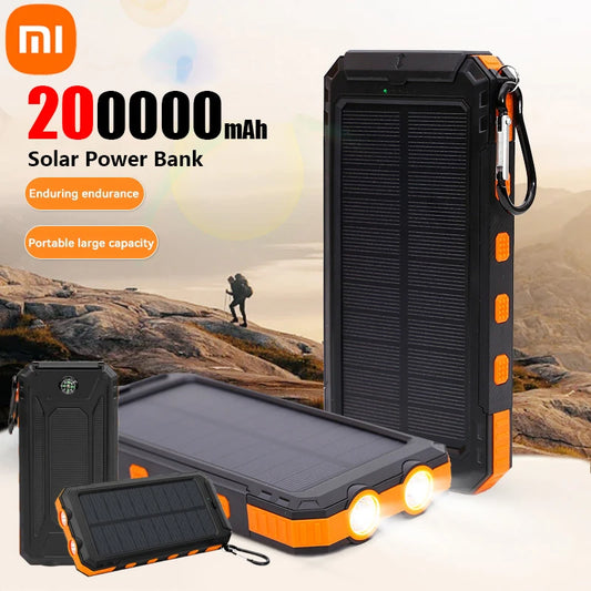 🔋 TitanCharge™ 200K Solar Power Bank | Ultra-High Capacity, Outdoor-Ready Charger 🌞