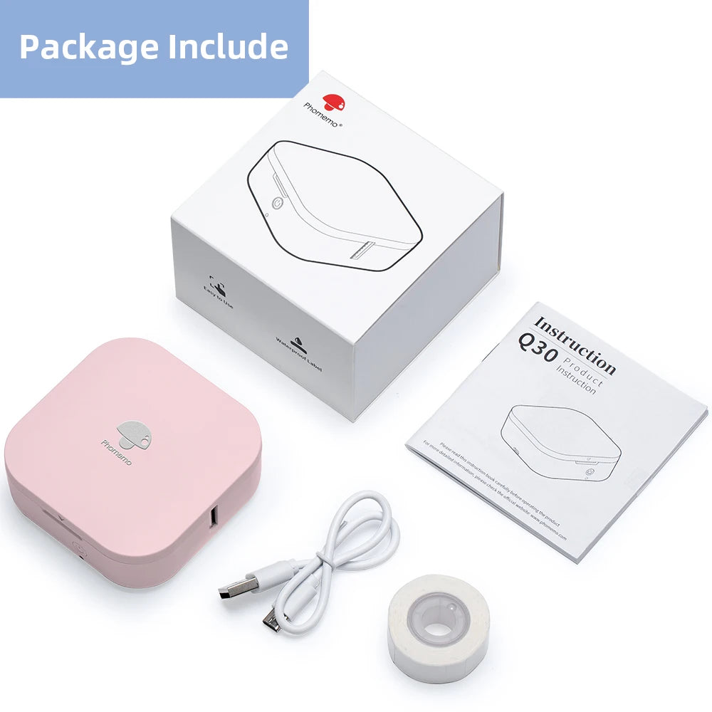 ✨LabelEase™ Smart Pocket Printer | Portable Bluetooth Label Maker for Home, Office & On-the-Go Organization 🏷️📱