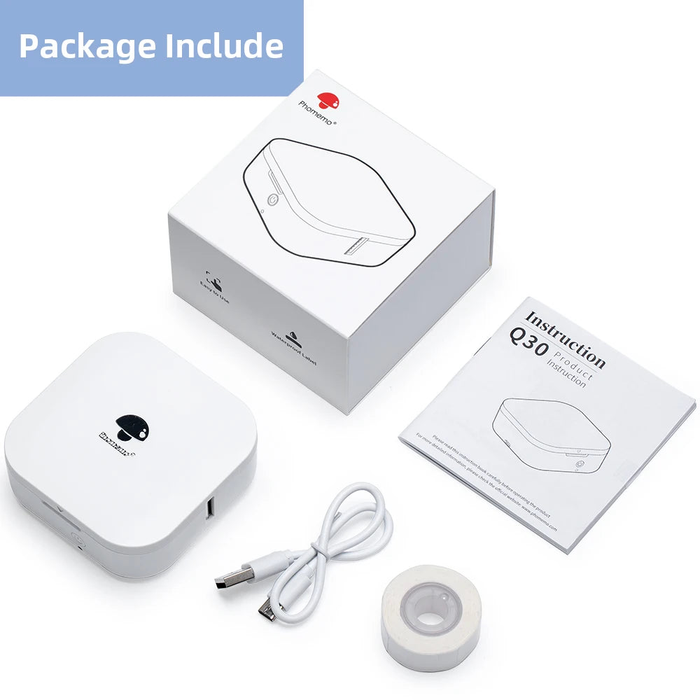 ✨LabelEase™ Smart Pocket Printer | Portable Bluetooth Label Maker for Home, Office & On-the-Go Organization 🏷️📱