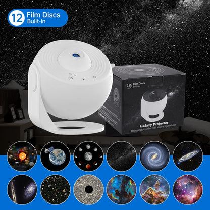 🌌 CosmoVision™ HD Galaxy Projector — Explore 12 Galactic Worlds From Your Bedroom 🪐✨