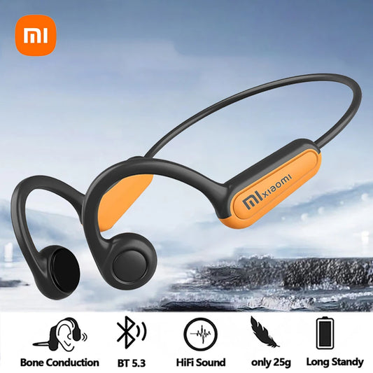 🎧 AeroVibe Sport™ Open-Ear Wireless Headphones | Bone Conduction Tech | Sweatproof & Secure Fit for Running, Driving & Workouts 🏃‍♂️🚘