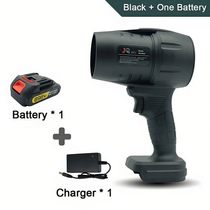 💨 TurboForce™ 21V Cordless Power Blower – 50,000 RPM | 100m/s Wind Speed | 550g Thrust | Outdoor Dust & Leaf Blaster 🌪️