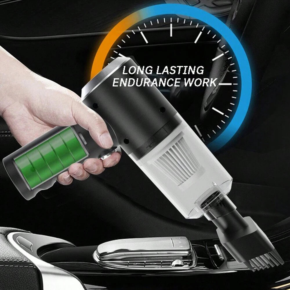 🌀 SwiftClean™ Mini 3-in-1 Vacuum | Compact Power for Home & Car 🚗🏠