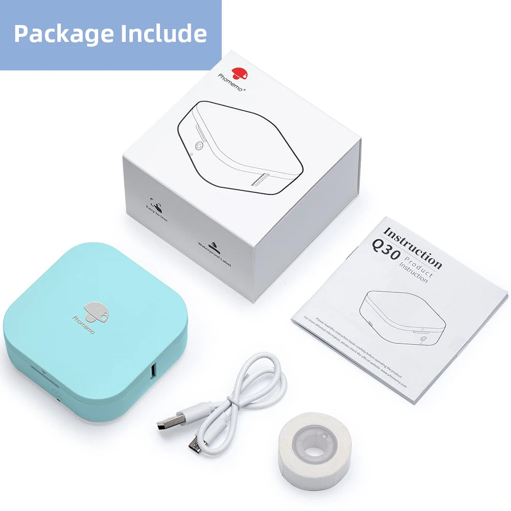 ✨LabelEase™ Smart Pocket Printer | Portable Bluetooth Label Maker for Home, Office & On-the-Go Organization 🏷️📱