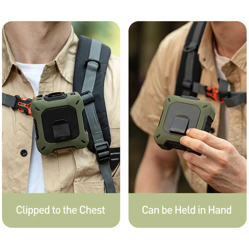 🌬️ AeroBreeze™ Turbo Waist & Neck Fan – 8000mAh Rechargeable Battery | Digital Display | Ultra-Quiet | 100-Speed Control | Outdoor Hands-Free Cooling ❄️