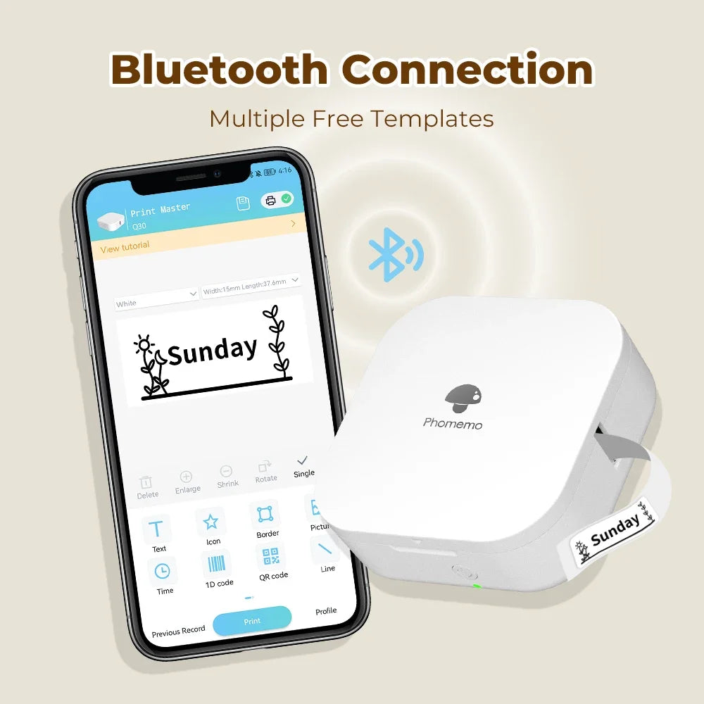 ✨LabelEase™ Smart Pocket Printer | Portable Bluetooth Label Maker for Home, Office & On-the-Go Organization 🏷️📱