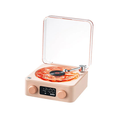 AuroraTune Vintage Mini Speaker 🎶 – Bluetooth Sleep Aid with Nature Sounds, RGB Glow & TF Card Support