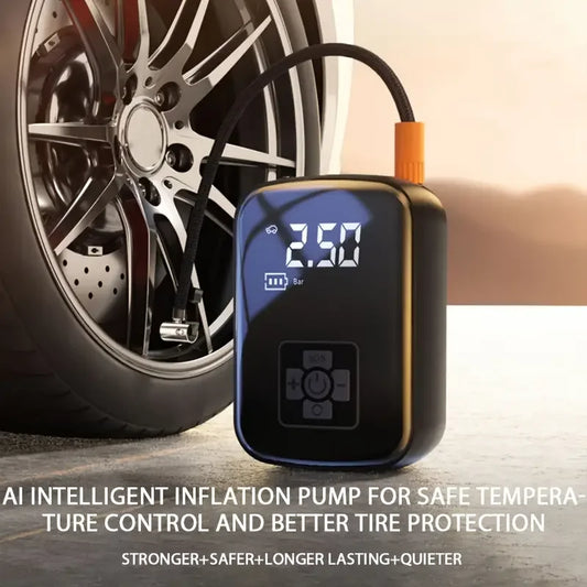🔋 AirBlitz™ Wireless Tire Inflator | Smart Portable Air Pump for Car, Bike, Balls & More 🚗⚽🚴