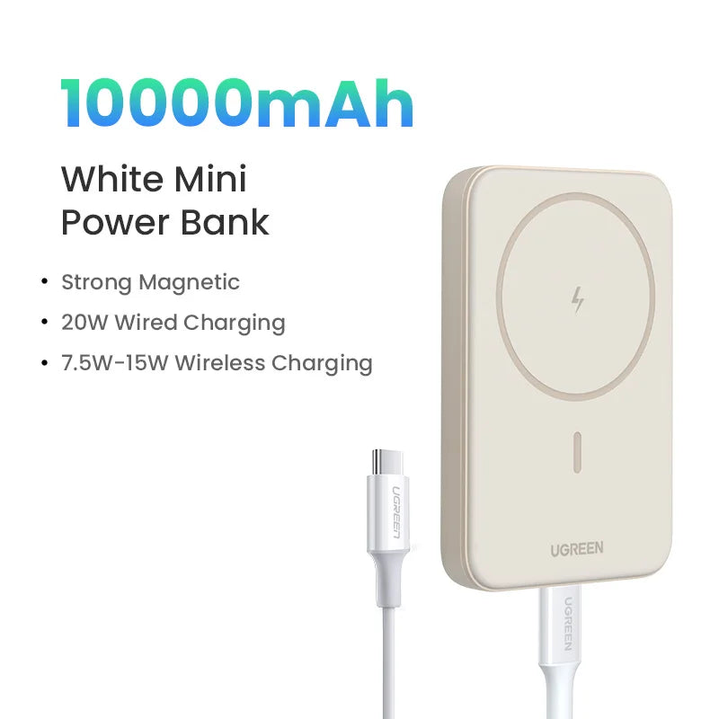 🔋 MagSnap™ UltraThin Wireless Power Bank | 10,000mAh Fast Charge for On-the-Go Power ⚡