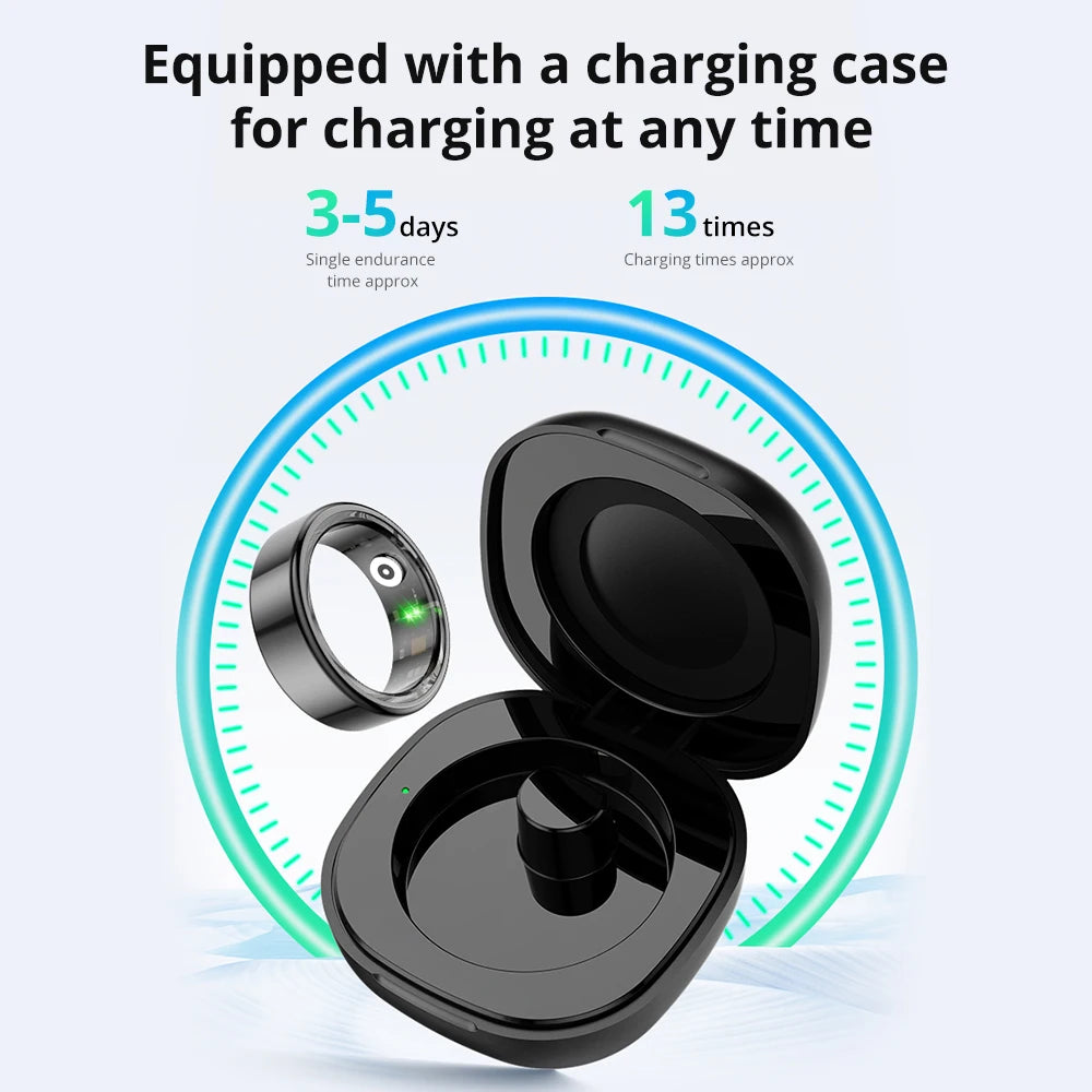 💍 VitalPulse™ Smart Ring with Charging Case | Ultra-Compact Health & Fitness Tracker for Everyday Wear ⌛🔥