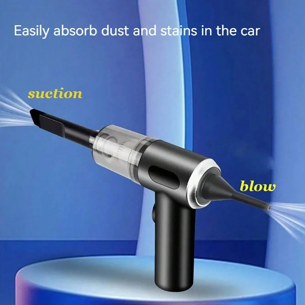 🌀 SwiftClean™ Mini 3-in-1 Vacuum | Compact Power for Home & Car 🚗🏠
